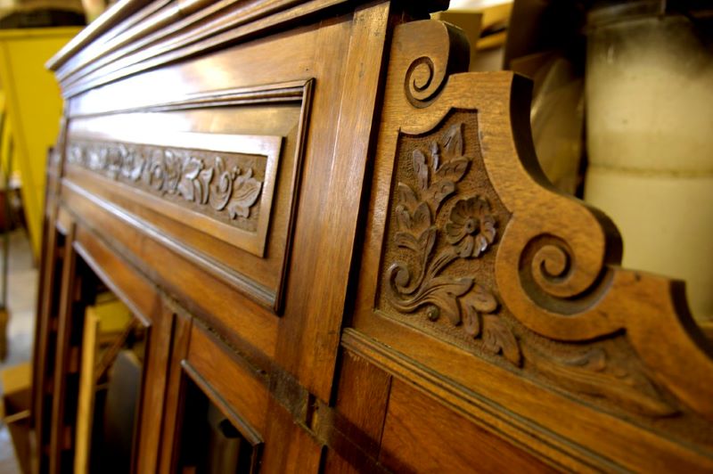 Refinished wood furniture in Denver, Colorado